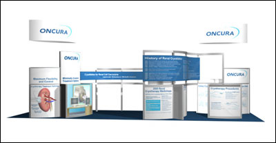 Trade Show Graphic Booth Design for Oncura  by Dynamic Digital Advertising