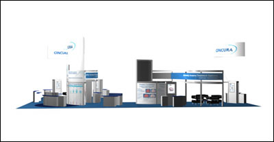 Trade Show Graphic Booth Design for Oncura by Dynamic Digital Advertising