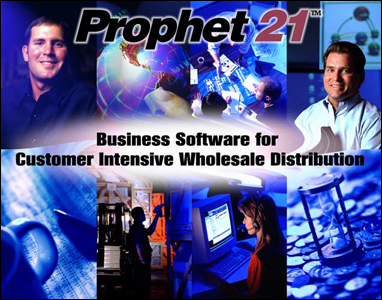 Trade Show Graphic Design for Prophet 21  by Dynamic Digital Advertising